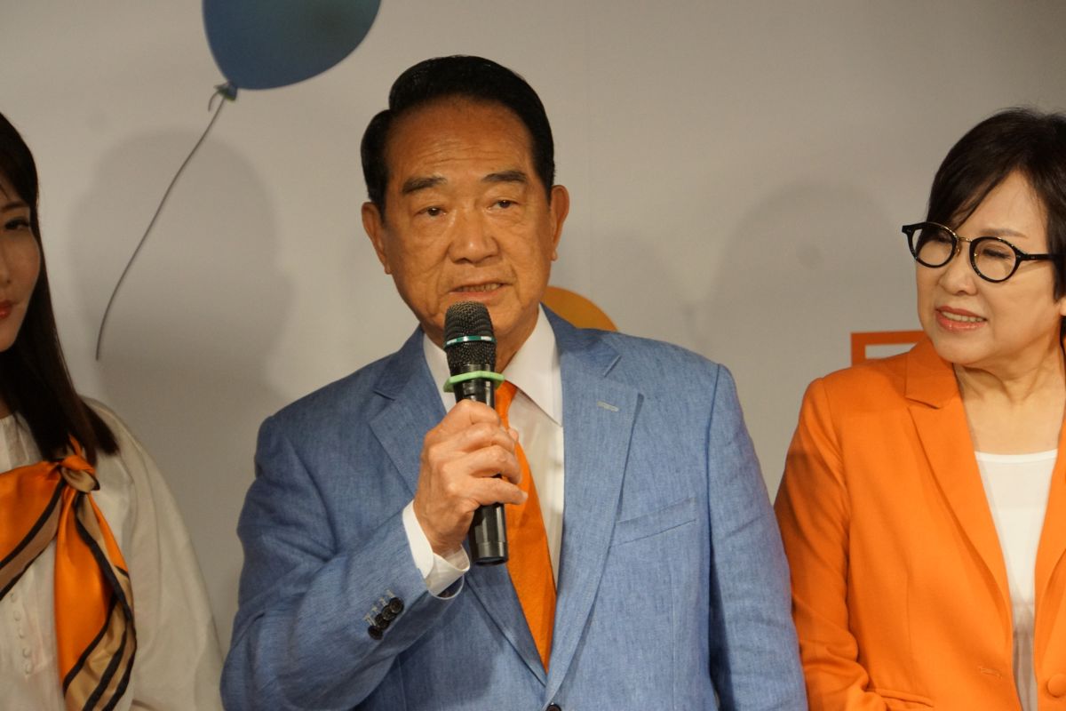 2020選戰，親民黨總統、政黨票得票數都大幅衰退。（圖／記者呂炯昌攝）