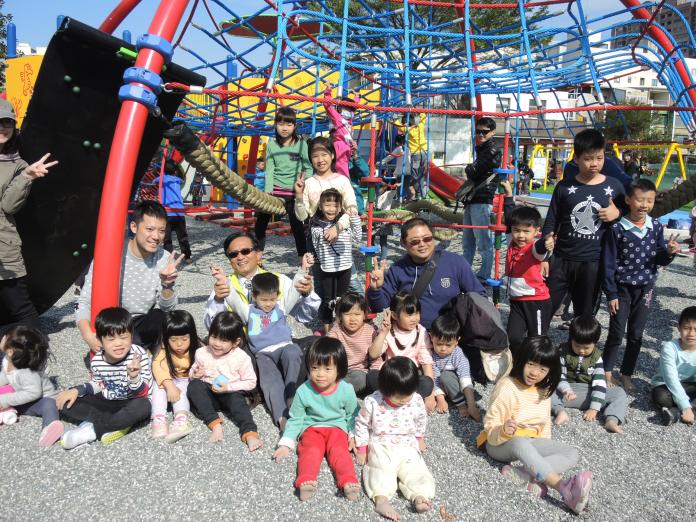 影／彰化市兒童公園改造　共融式遊戲場搶先體驗
