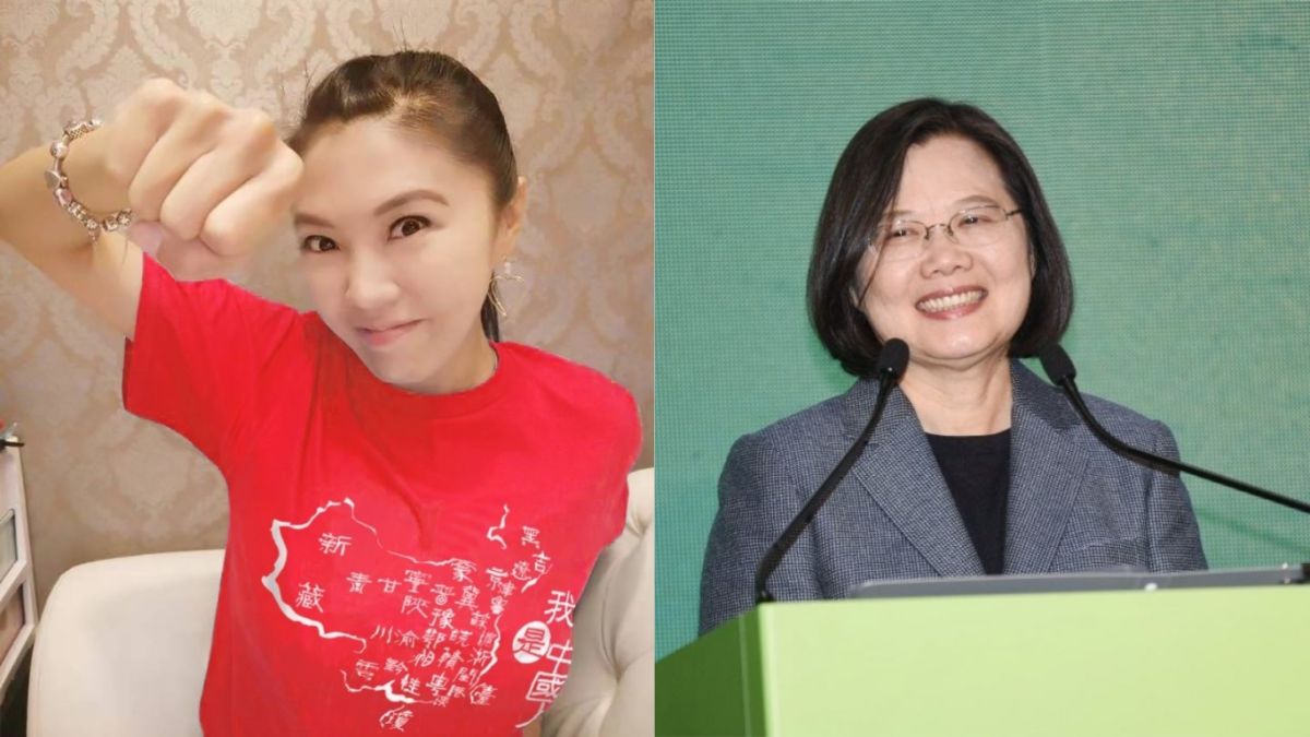 ▲蔡英文（右圖）選票狂勝韓國瑜，劉樂妍（左圖）直言：「台灣肯定是要統一的」。（圖／翻攝臉書、記者陳明安攝）