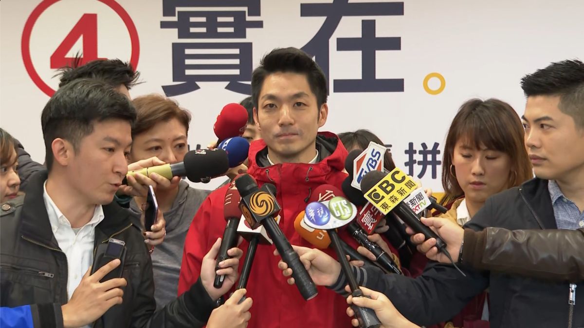 ▲國民黨立委蔣萬安辭中常委，指國民黨檢討改革刻不容緩。（圖／記者丁上程攝, 2020.1.12）