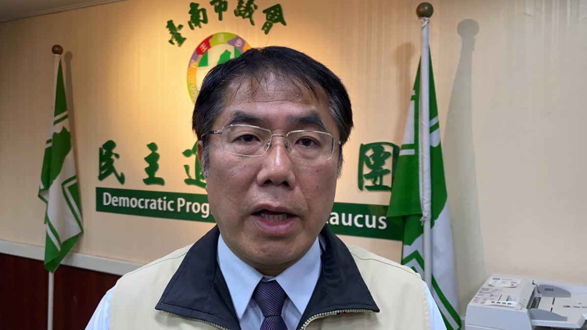 ▲談輔選功臣，黃偉哲謙虛不敢居功，他強調，要特別感謝議長郭信良。（圖／記者陳聖璋攝，0202.01.13）