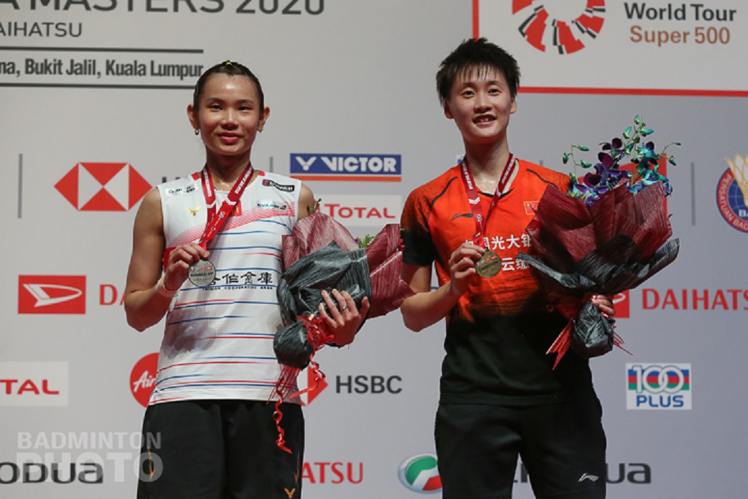 ▲戴資穎(白球衣)、陳雨菲（圖／Badminton photo提供）