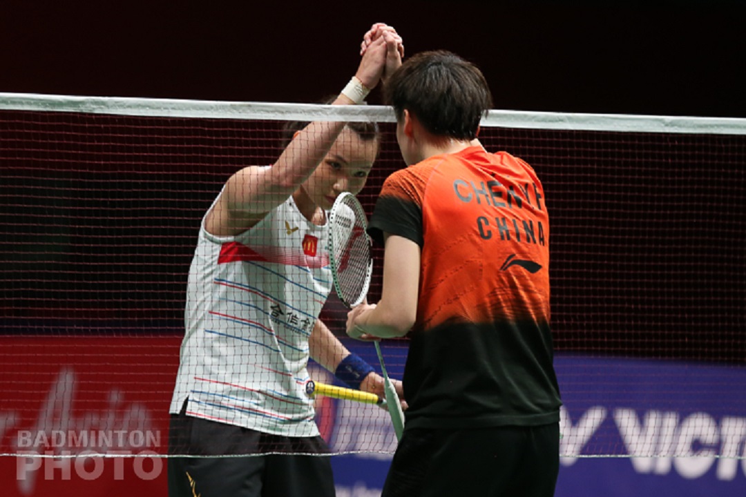 ▲戴資穎(白球衣)、陳雨菲（圖／Badminton photo提供）