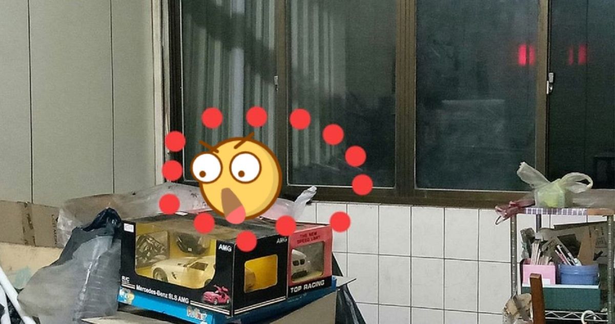 ▲網友家中天花板突然破裂，掉出神秘嬌客。（圖／翻攝爆系知識家）