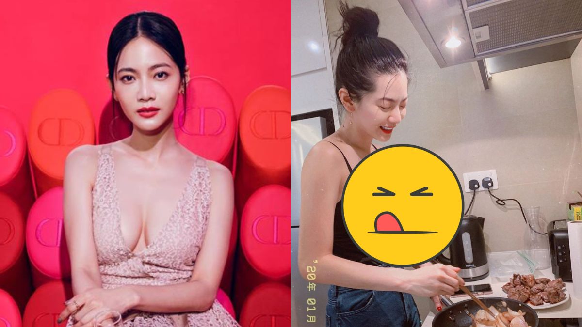 ▲喬喬上圍傲人，一張做菜照讓網友鼻血流光。（圖／IG）