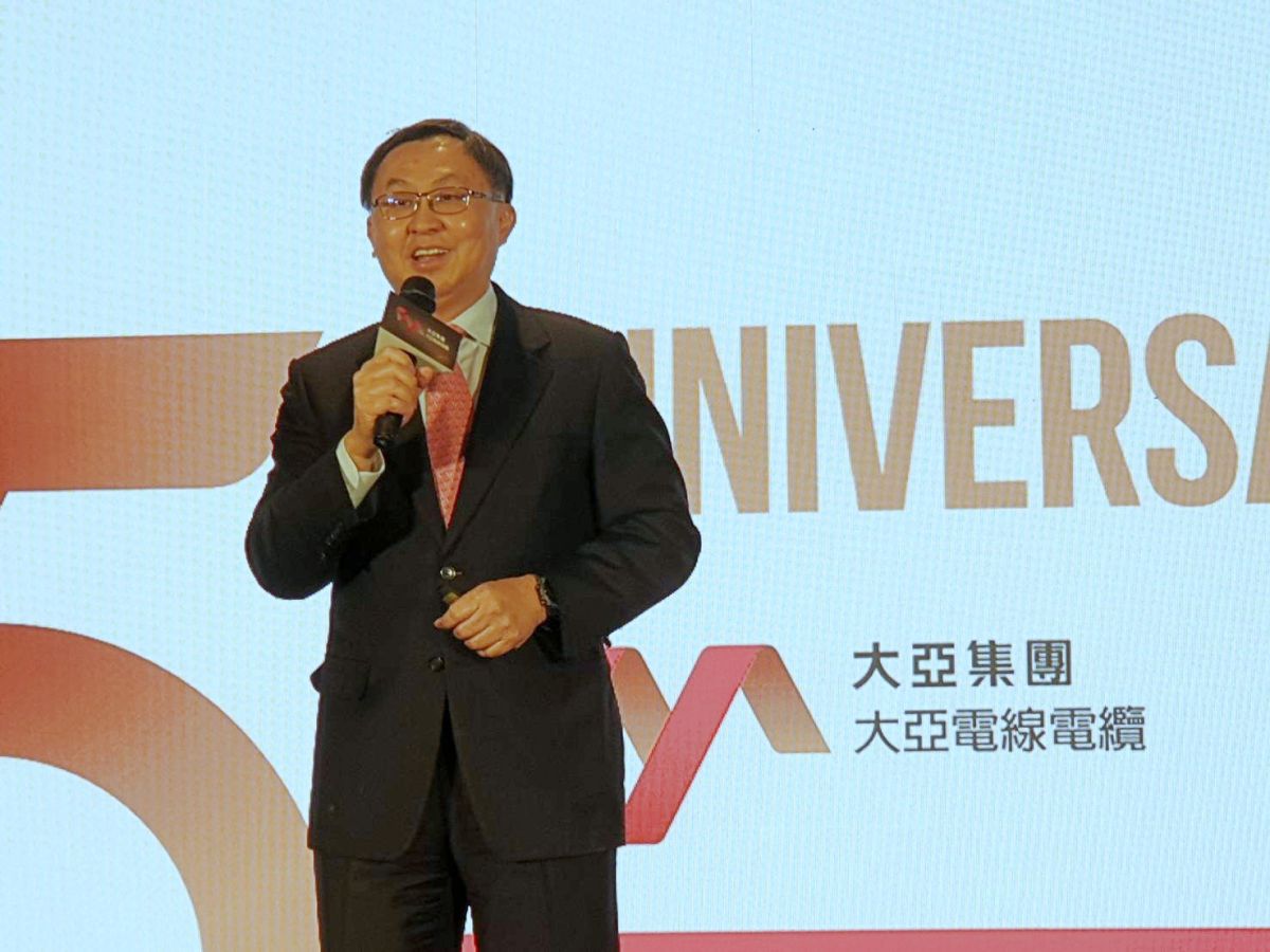 ▲大亞65周年持續深耕台灣，董事長沈尚弘宣告，集團將斥資百億元布局綠能商機。（圖／記者許家禎攝，2020.1.14）