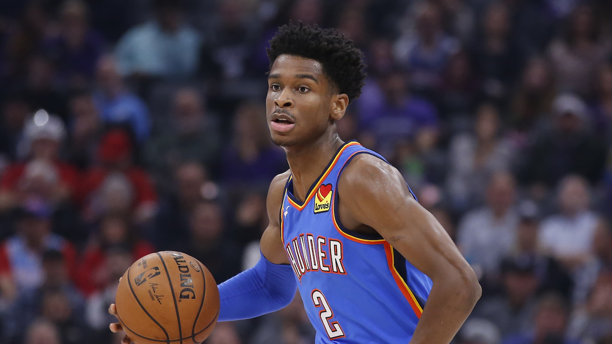 雷霆球星Shai Gilgeous-Alexander（圖／美聯社／達志影像）