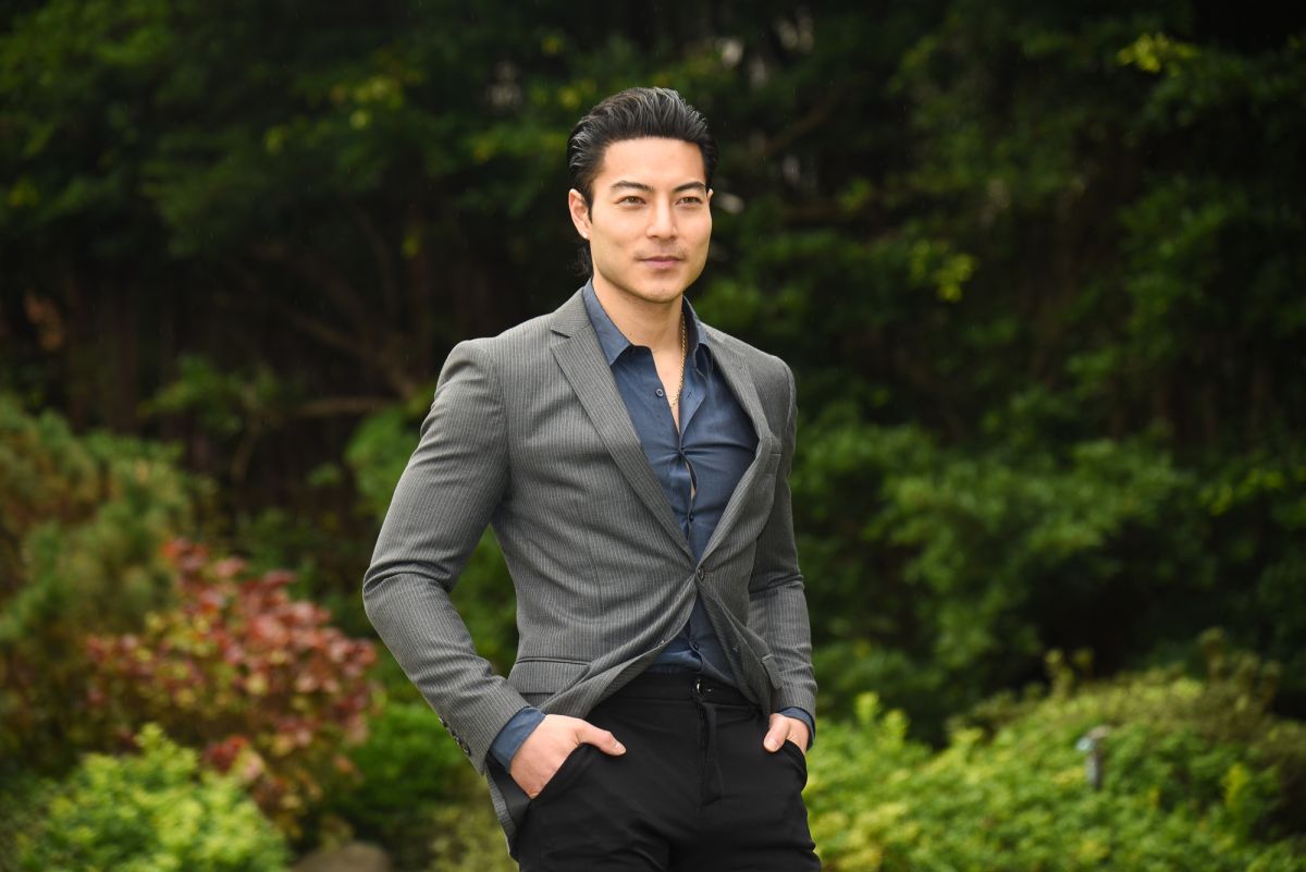 好萊塢一線華裔演員唐嘉壕 Chase Tang 首次媒體見面。（圖／記者陳明安攝，2020.01.15）