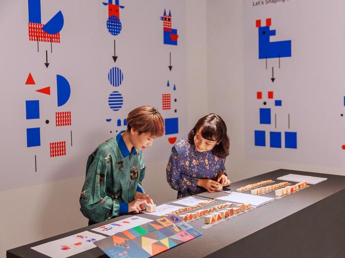 ▲駁二藝術特區推出「The Story of Shapes - Cindy Wang的幾何進形式」展覽。（圖／記者陳美嘉攝）
