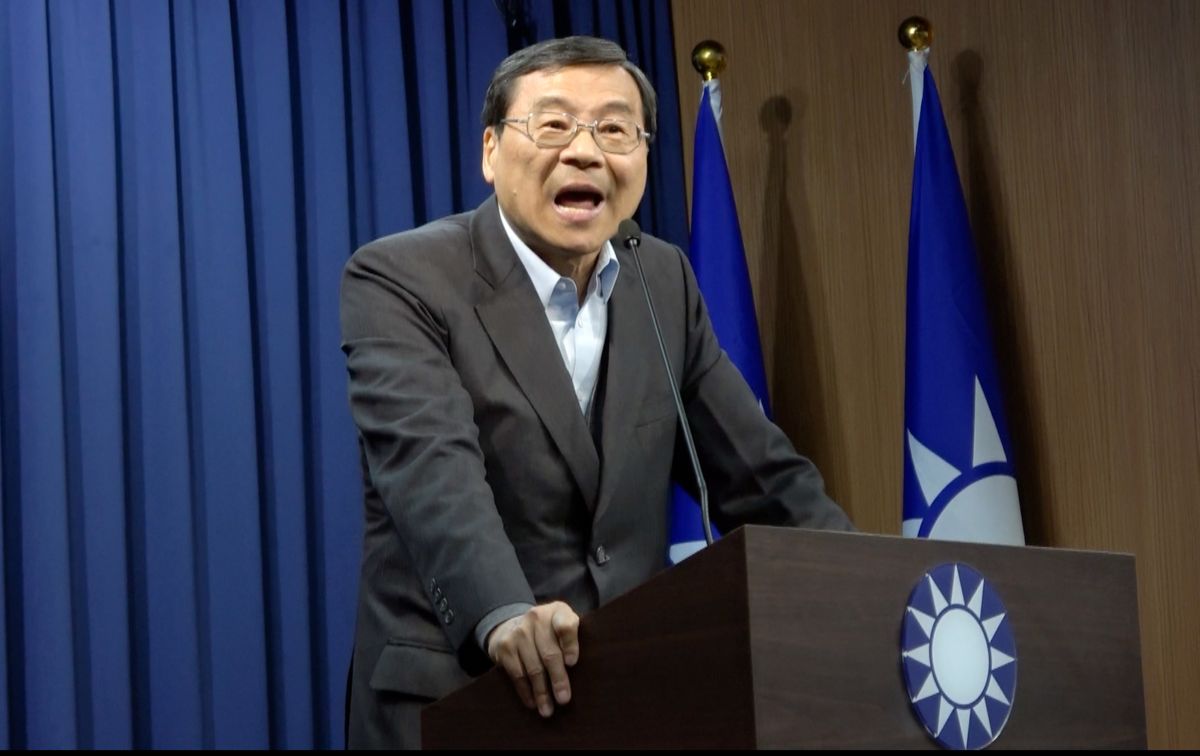 吳敦義請辭，國民黨立院黨團總召曾銘宗接下黨代理祕書長。（圖 / 記者葉政勳攝）