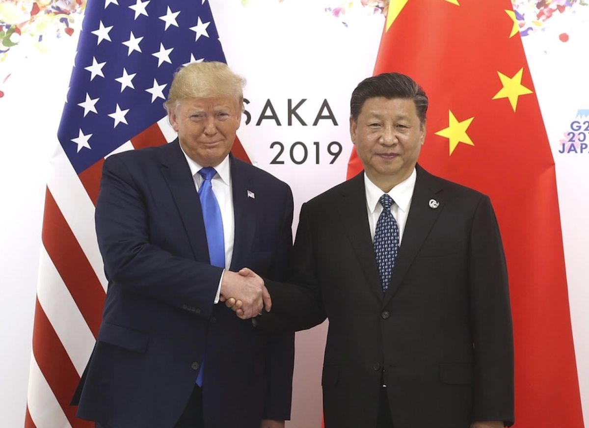 ▲川普與習近平（圖／翻攝《香港 01 》）
