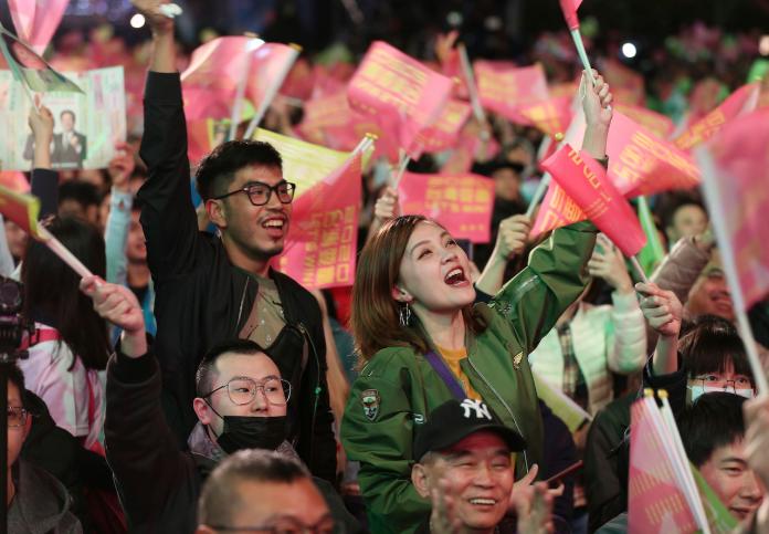 ▲ 2020 年台灣大選，有多位年輕候選人進入國會。（圖／美聯社／達志影像）