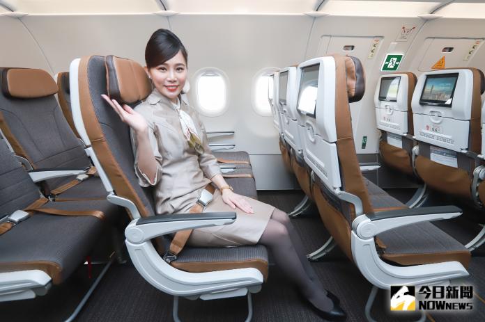 ▲星宇航空A321neo經濟艙座位前後距離有31公分寬，就算是成年男性坐也不會感到太過壅擠。（圖／記者葉政勳攝 , 2020.01.17）