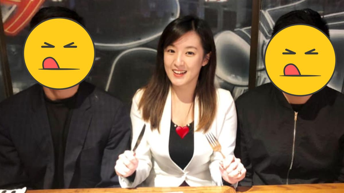 ▲韓辦發言人何庭歡與2位「國安特勤男神」合影。（圖／臉書）