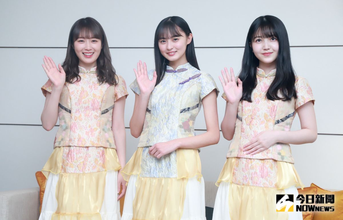 ▲乃木坂46成員高山一實（左）、久保史緒里（中）、遠藤櫻（右）。（圖／記者葉政勳攝 , 2020.01.18）