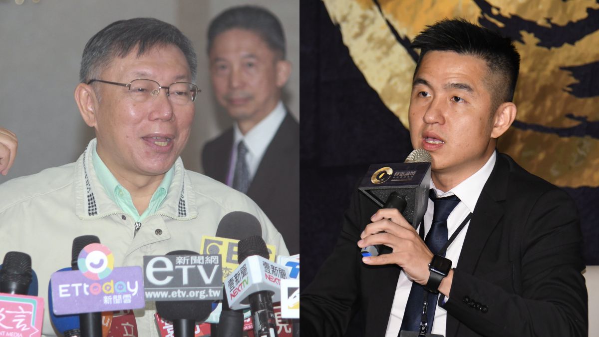 ▲台北市長柯文哲、前外交官劉仕傑。（圖／NOWnews資料照片）
