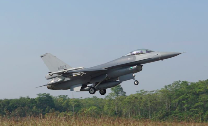 ▲美國敲定軍售案後，台灣成為F-16V戰機最大使用國。（圖／記者呂炯昌攝）