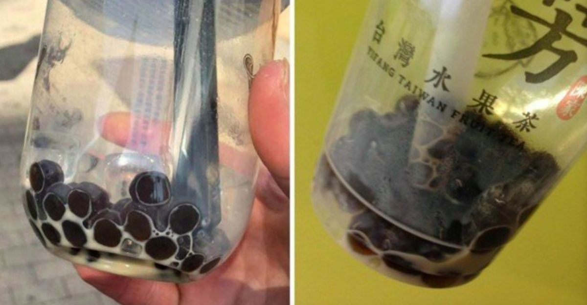 ▲你有沒有過喝完珍珠奶茶的奶茶後，底部還有一堆珍珠。（圖／翻攝爆系知識家）
