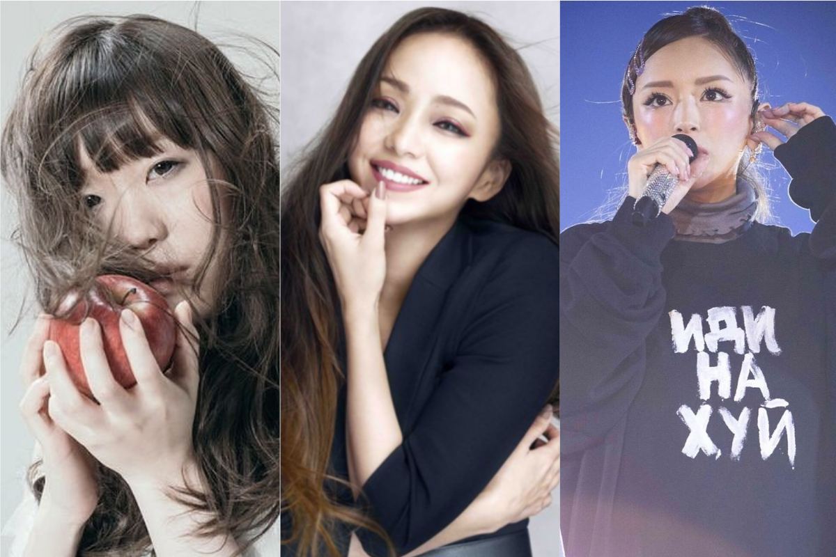 ▲左至右為日本女星 Aimer 、安室奈美惠、濱崎步。（圖／取自 IG 、臉書）