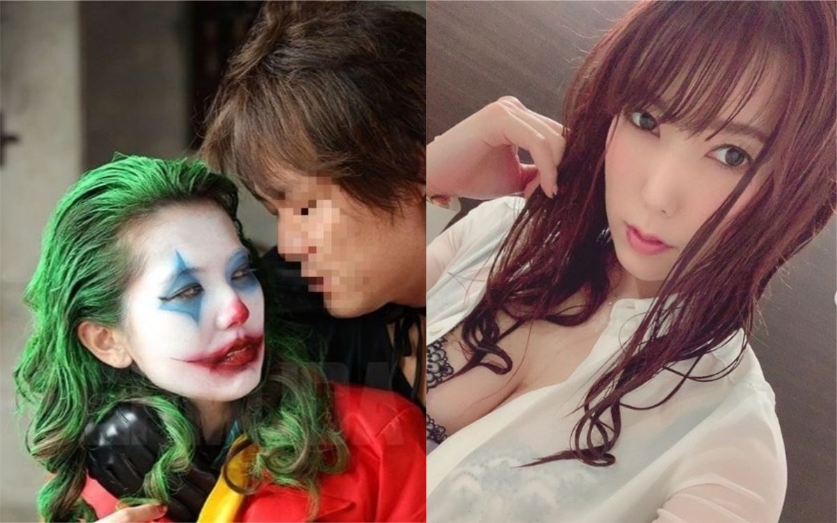 ▲波多野結衣化身「小丑女」。（圖／翻攝IG、臉書） 

 