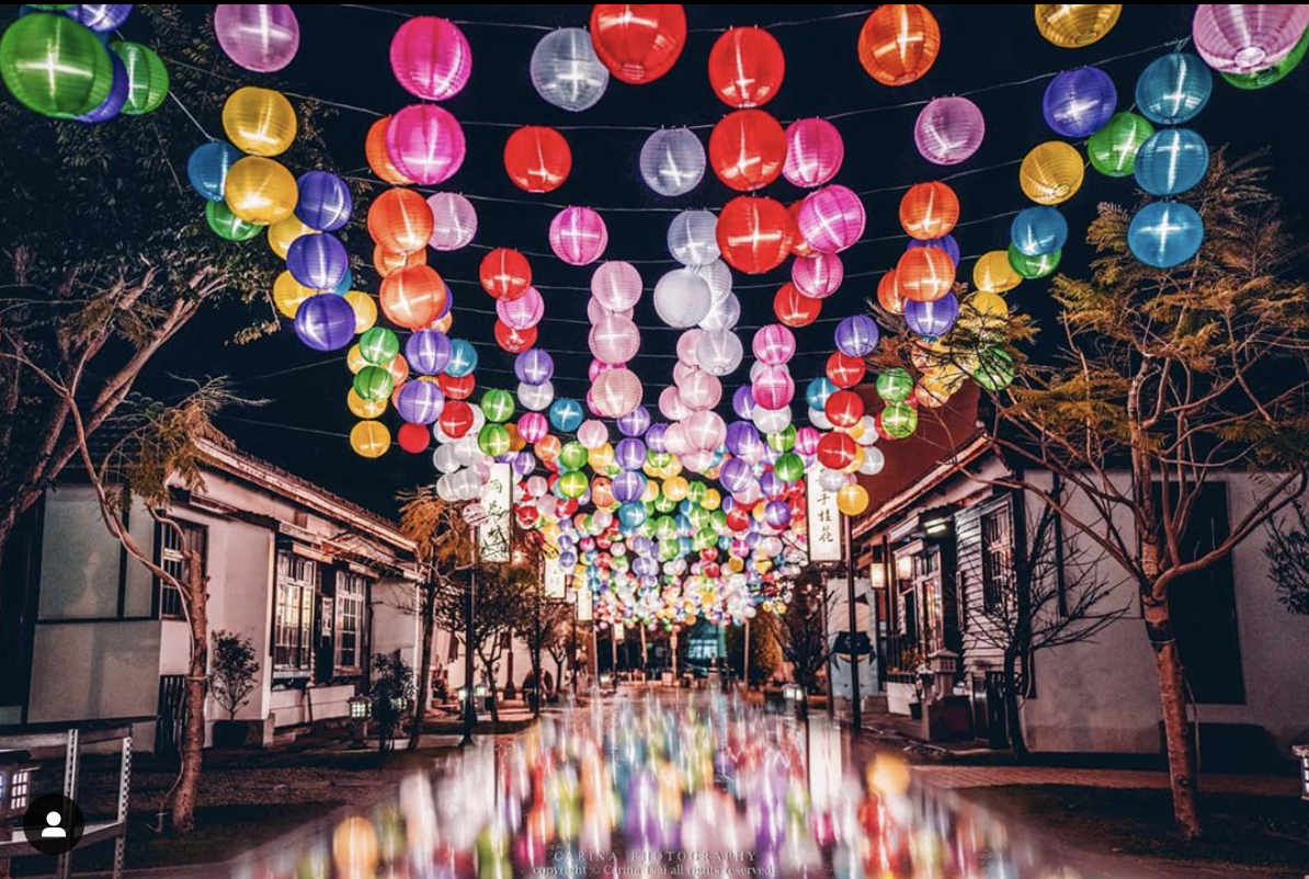 鹿港光影饗宴每日六點到十點（圖｜IG/tw.carina)