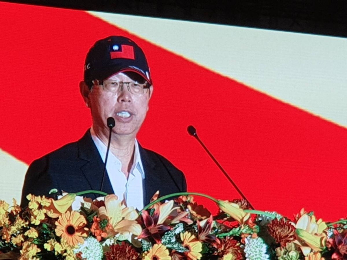 ▲▲鴻海董座劉揚偉在致股東報告書指出，「任何一個時刻都可以是『最壞的時代，也是最好的年代』」。（圖／記者陳銘安攝，2020.1.22）