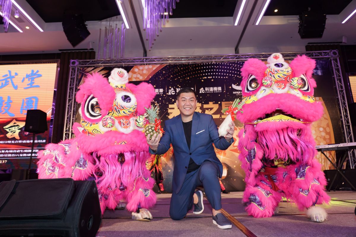 ▲科達機構董事長賴建程昨（22）晚於新莊舉辦年終尾牙。（圖／科達機構提供）