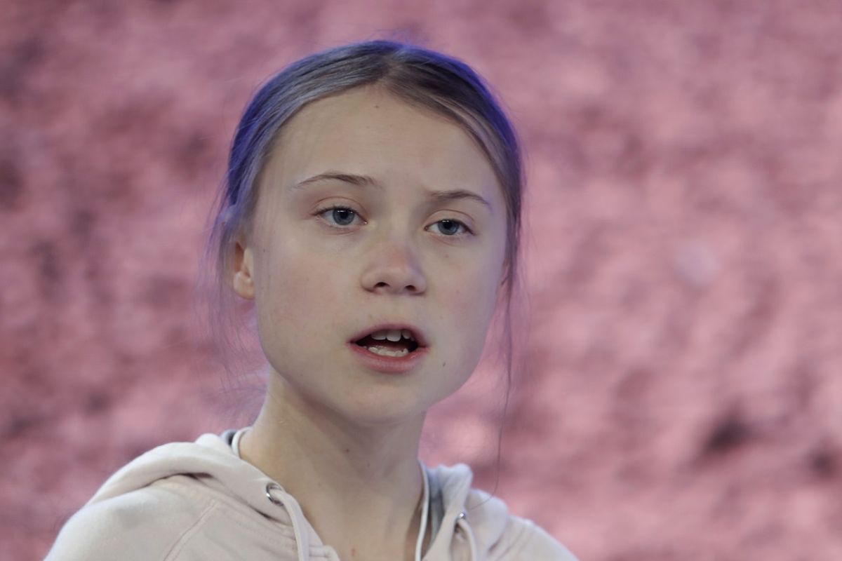 ▲「環保少女」通貝里（ Greta Thunberg ）獲得「古爾本基人道獎」，獎金全數捐給環保團體。（圖／美聯社／達志影像）