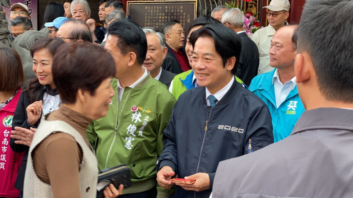 ▲副總統當選人賴清德呼籲兩岸攜手對抗病毒。（圖／記者陳聖璋攝，2020.01.25）