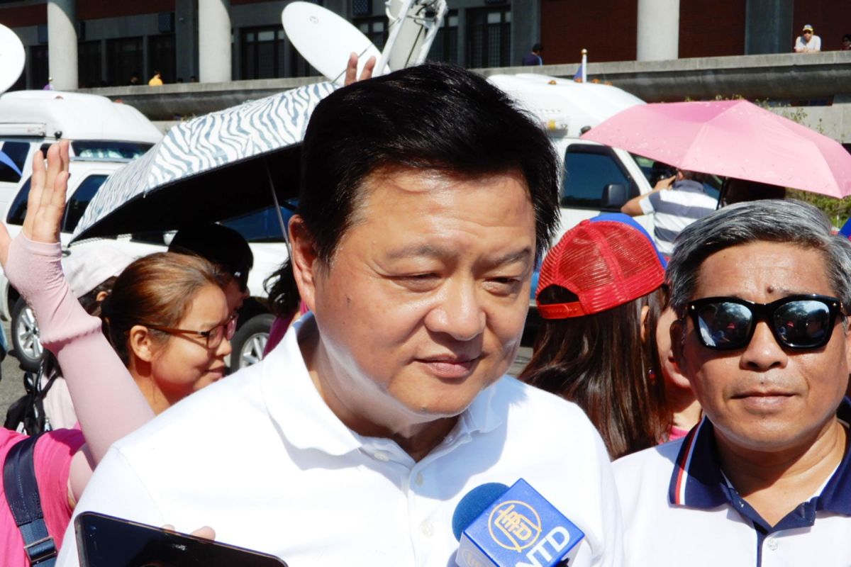 前台北縣長周錫瑋。( 圖 / 記者陳弘志攝 )