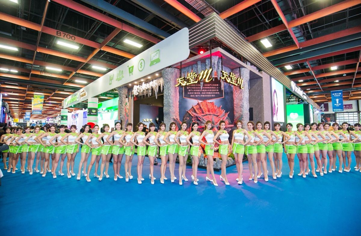 ▲橘子集團因不願玩家與工作人員冒染武漢肺炎的風險，因此傳出決定退出台北國際電玩展。圖為橘子集團2019參展電玩展照片。（圖／橘子集團提供，資料照）