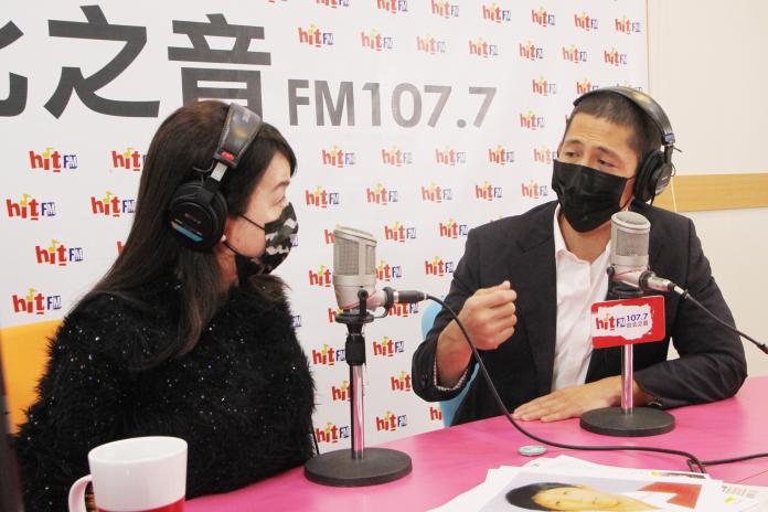 ▲吳怡農上「Hit Fm周玉蔻嗆新聞」節目接受專訪。（圖／Hit Fm周玉蔻嗆新聞提供, 2020.1.31）