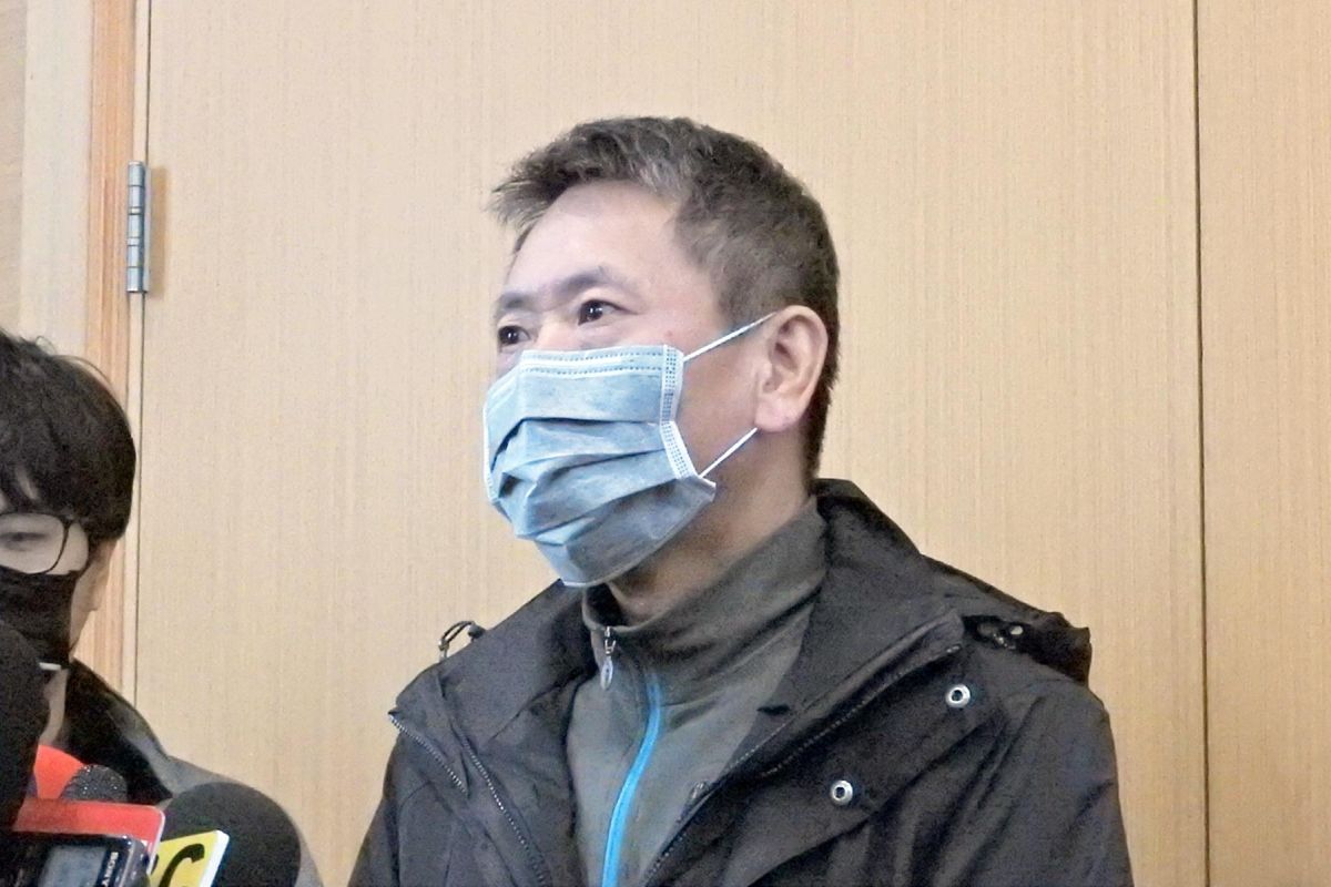 國民黨團提出防疫條例遭到民進黨反轟刷存在感，黨團總召林為洲十分無奈。 （圖／記者陳弘志攝）