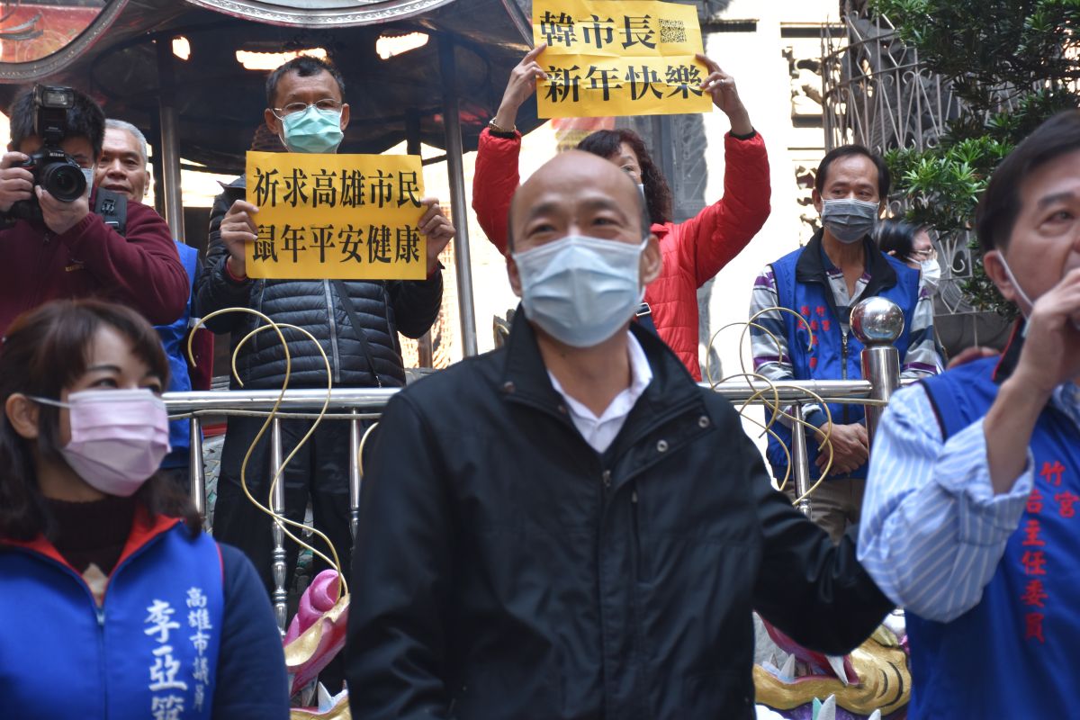 韓國瑜憂心武漢肺炎爆發，要蓋大型收容所防疫。 (圖/記者吳承翰攝)