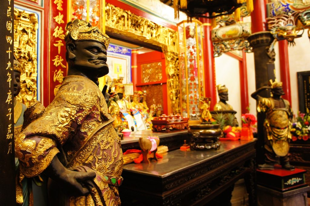 嘉義朴子配天宮千里眼、順風耳將軍。（圖／翻攝自臺灣廟宇與神尊欣賞粉專）