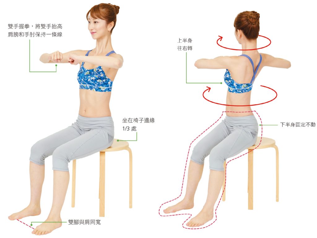 ▲把上半身當作瓶蓋轉開。(圖/瑞麗美人國際媒體)