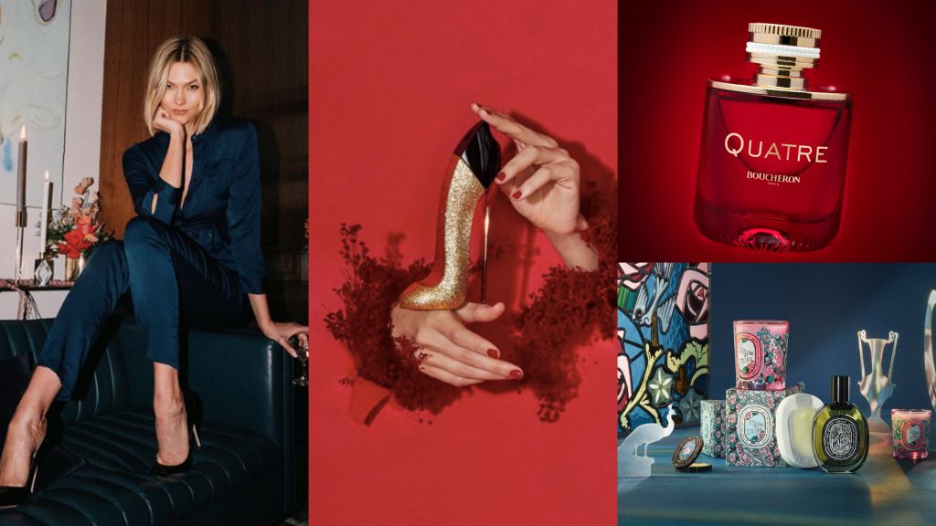 ▲新春紅色香氛推薦。（圖／盧亞香水、鋒恩香水、DIPTYQUE、翻攝自IG@karliekloss)