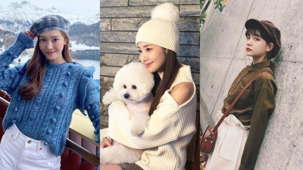 ▲要把帽子戴的好看，髮型也是一個重點！（圖／翻攝自IG@jessica.syj、rachel_mypark、rinco1023）