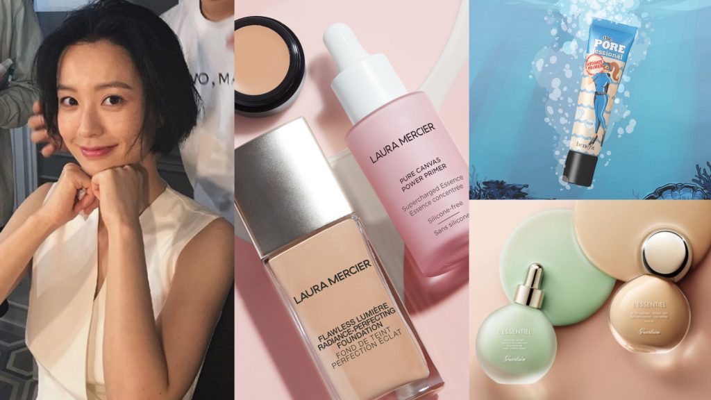 ▲妝前打底推薦。（圖／翻攝自IG@_jungyumi、LAURA MERCIER、benefit 、嬌蘭）