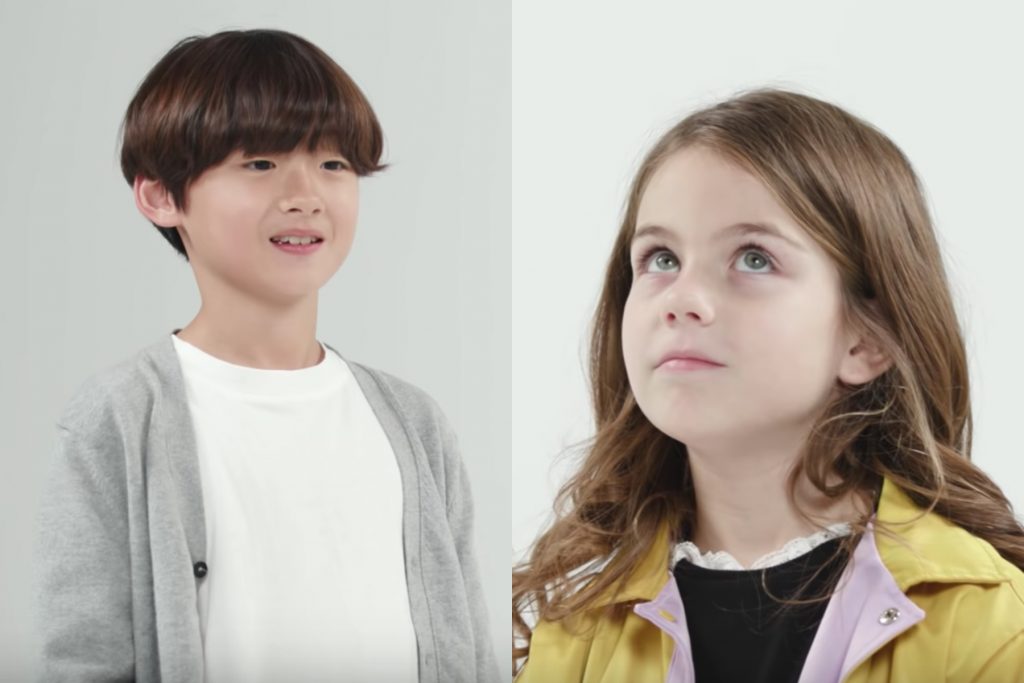 ▲這則韓國男孩與美國女孩的尬聊視頻，在網路上掀起討論。（圖／翻攝自Youtube）