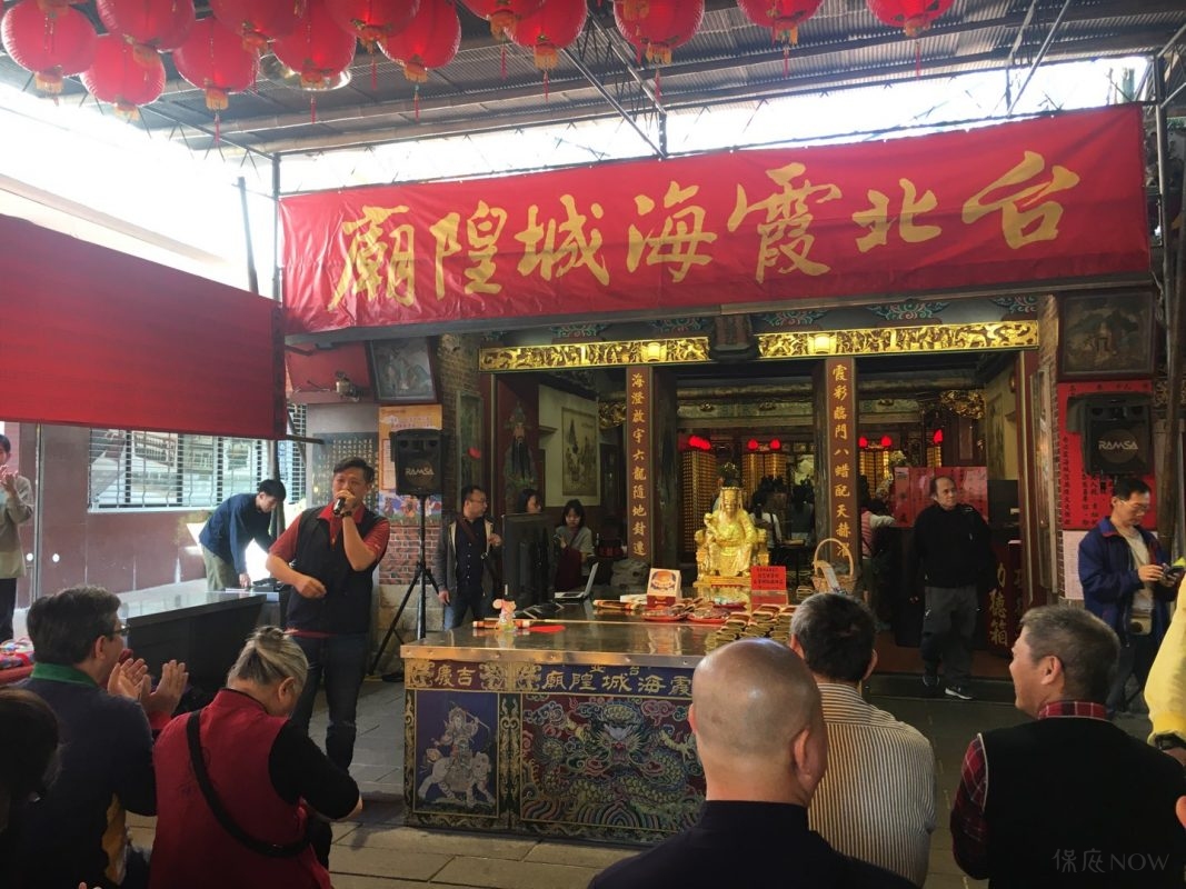 大稻埕霞海城隍廟。（圖／記者黃彥昇攝）