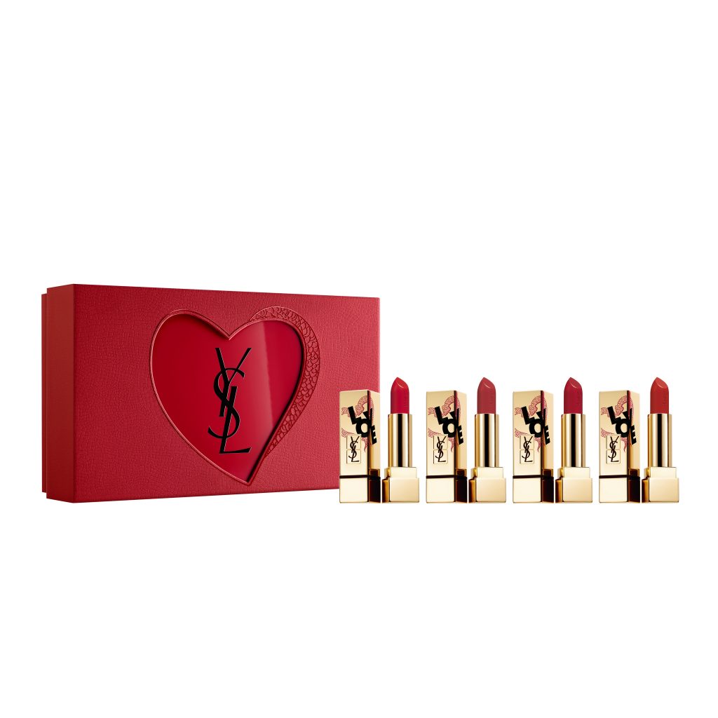 ▲ YSL 愛戀纏綿奢華緞面唇膏4入組 NT$5,920。（圖／YSL）