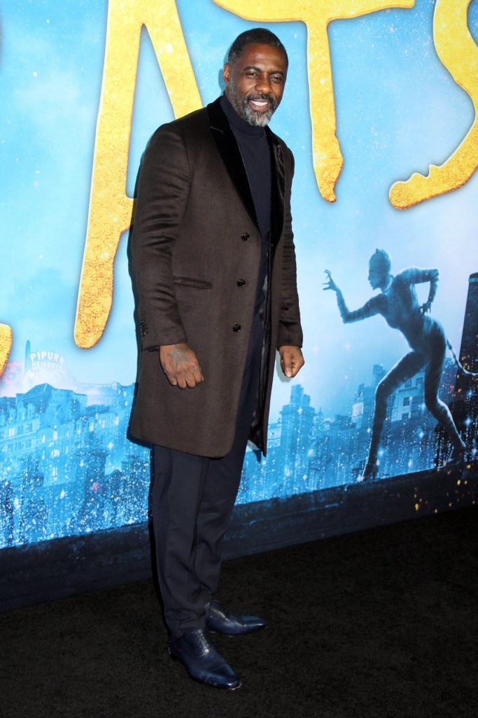 Mandatory Credit: Photo by MediaPunch/Shutterstock (10507016c)<br>Idris Elba<br>‘Cats’ film world premiere, Arrivals, Alice Tully Hall at Lincoln Center, New York, USA – 16 Dec 2019