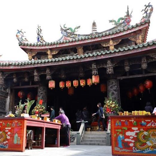 ▲鹿港天后宮香火鼎盛，是台灣最早唯一祀奉湄洲媽祖的廟宇。（圖／記者陳雅芳攝）