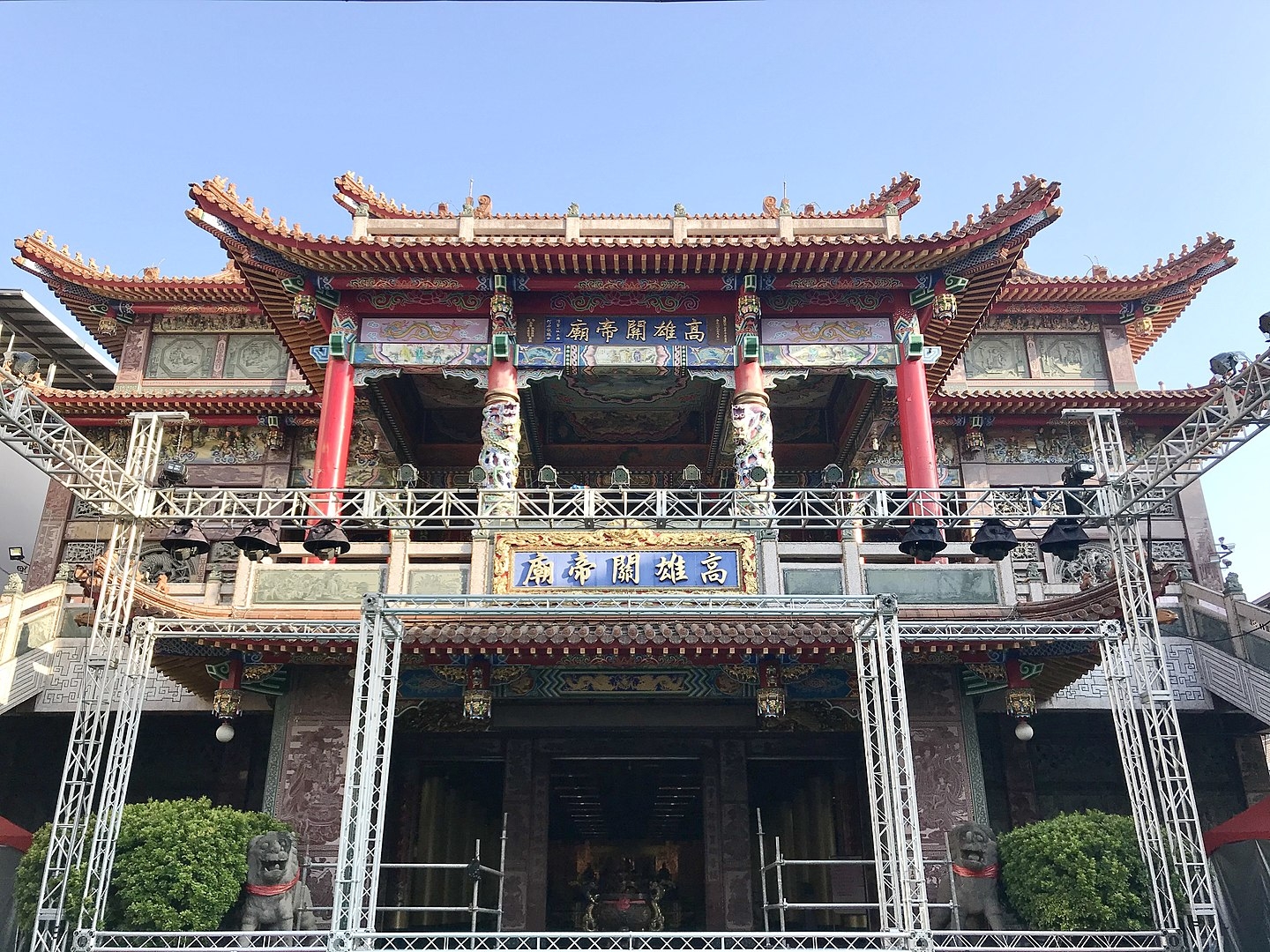 高雄關帝廟主祀關聖帝君。（圖／WIKI共享資源，Outlookxp攝）