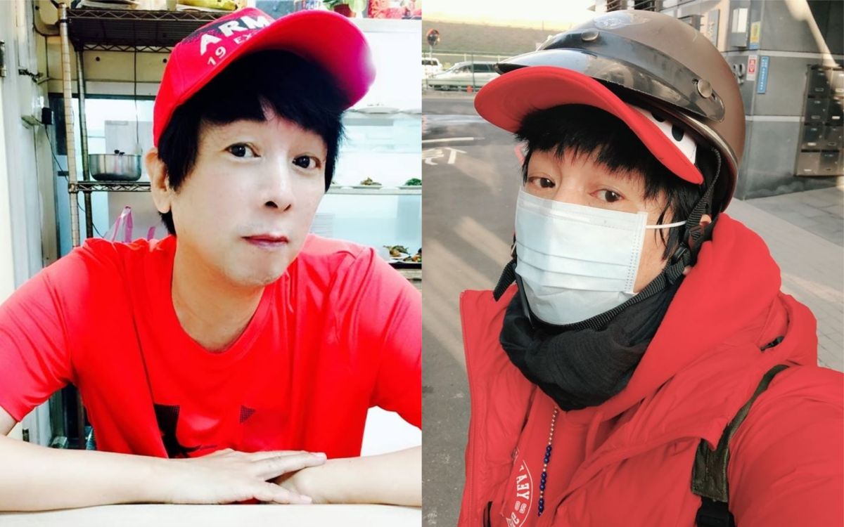 ▲粉絲合照不脫口罩，曹西平開嗆。（圖／翻攝臉書） 