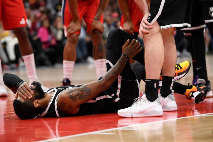 NBA／籃網壞消息！厄文右膝受傷本季缺戰場次再創新高

