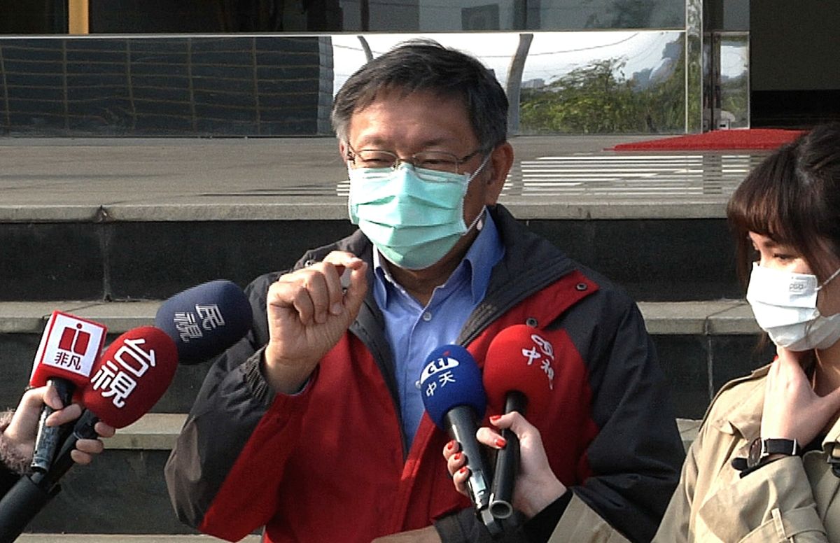 ▲台北市長柯文哲。（圖／記者丁上程攝, 2020.2.2）
