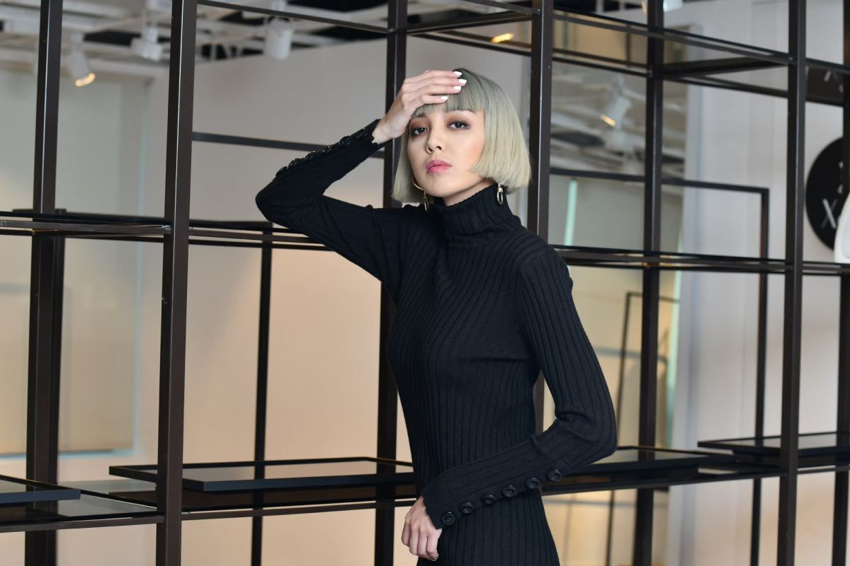 ▲李函是模特兒出身。（圖／記者林柏年攝）