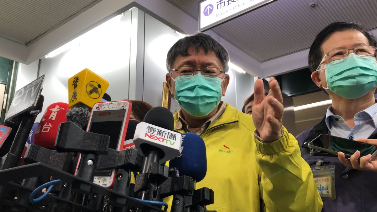 ▲台北市長柯文哲。（圖／記者丁上程攝, 2020.2.3）